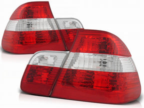 Rückleuchten Set rot für BMW E46 09.2001-03.2005, klare und rote Gläser