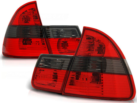 Rückleuchten Set in rot rauch für Für BMW E46 1999-2005 TOURING RED - CR Tuning