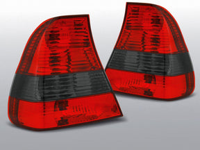 leuchten Set rot schwarz 06.01-12.04 Tuning LED Heckleuchten für BMW E46 Compact Rück