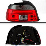 Rückleuchten für BMW E46 Coupe Cabrio rot mit schwarzem Rand, Rücklicht LED Tuning
