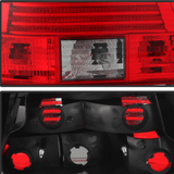 Rückleuchten für BMW E46 Coupe/Cabrio LED rot mit Rückstrahler und Fassung