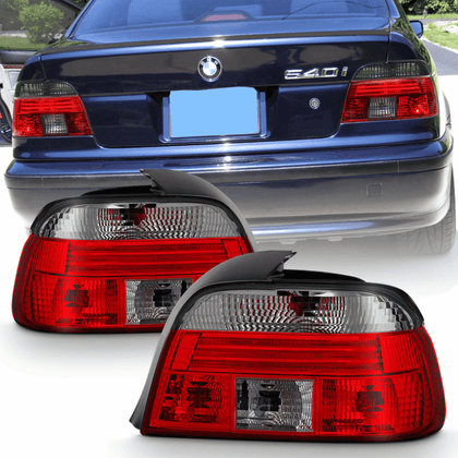 Rückleuchten Set für BMW E39 09.1995-08.2000 rot smoke Upgrade Design