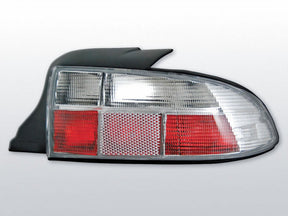 leuchten Set 1996-1999 weiß mit roten Akzenten und Klarglas für BMW Z3 Roadster Rück