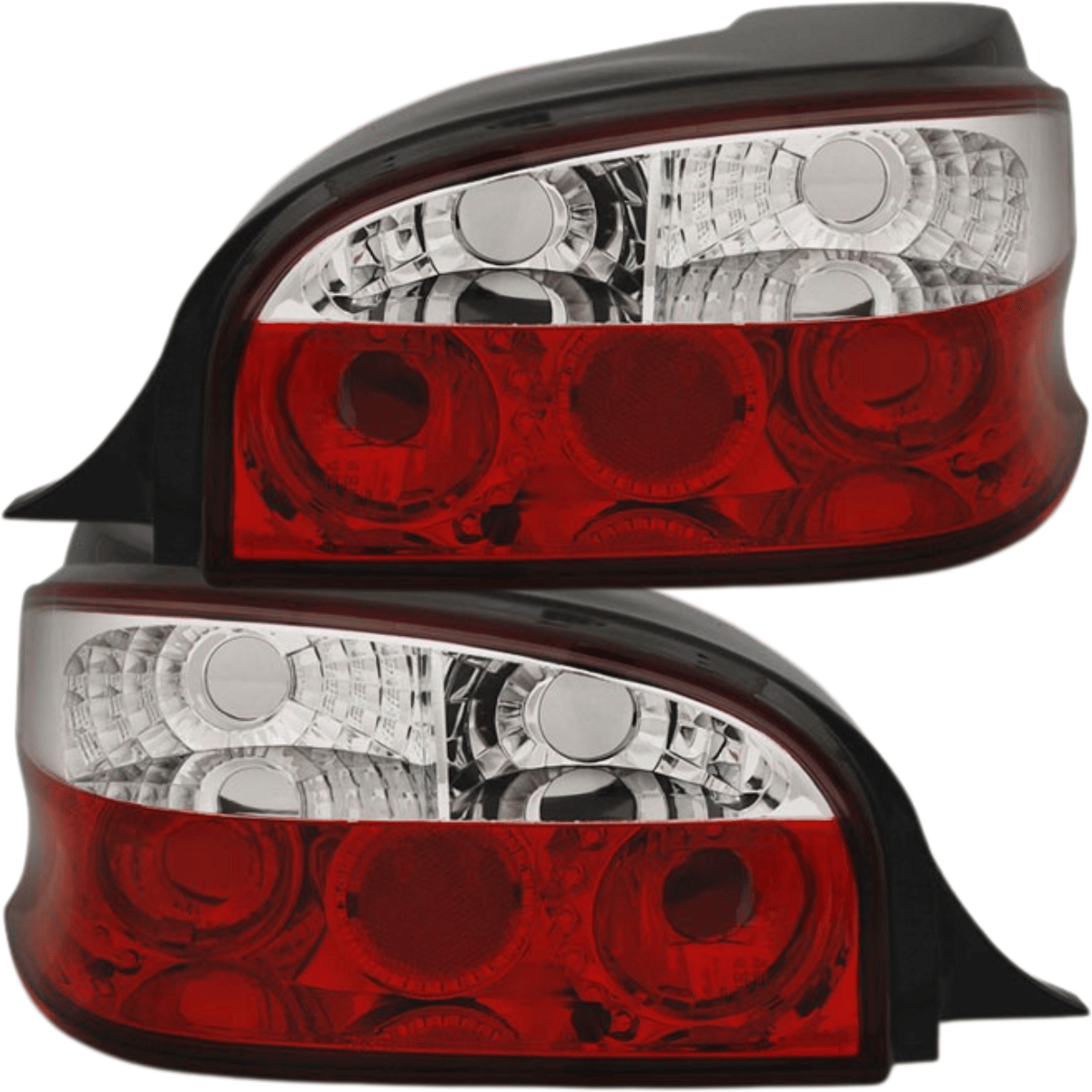 Halogen Rückleuchten Set Rot für Citroen Saxo Schrägheck 1996–09/1999