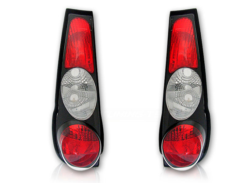 Paar Rückleuchten für Suzuki Ignis II 2003-2008 rot klar LED-Optik Tuning