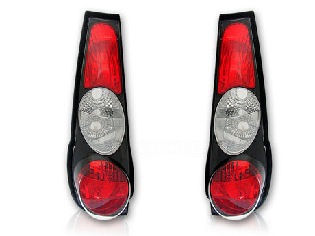 Paar Rückleuchten für Suzuki Ignis II 2003-2008 rot klar LED-Optik Tuning