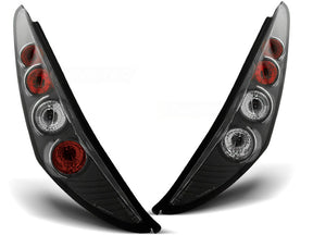 Schwarzes Rückleuchten Set für Fiat Punto 2 1999-2003 3D, LED-Rückleuchten Tuning