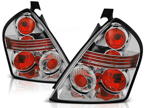 Rückleuchten Set in chrom für Für Fiat Stilo 10.01-07 3D - CR Tuning