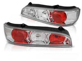 Chrom Halogen Rückleuchten Set Fiat Seicento 600 1998-2010, klare Optik