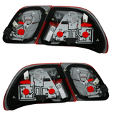 Rückleuchten Set in rauch für Für Mercedes W210 E-Klasse 1995-03.2002 RED