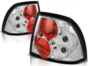 Chrom Rückleuchten Set für Opel Vectra B 11.1995-12.1998, Tuning LED Rücklichter