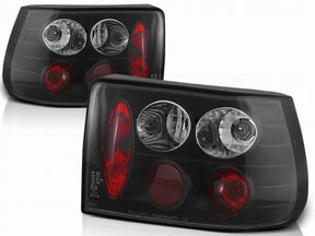 Schwarze Rückleuchten Set für Opel Astra F 1991-1997, Tuning LED Rücklichter