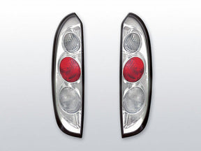 Chrom Rückleuchten Set für Opel Corsa C 2000-2006, Tuning LED Rücklichter