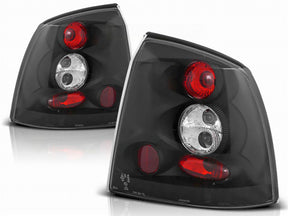Schwarze Rückleuchten Set für Opel Astra G 1997-2004 3+5 Türer, Tuning Rücklichter