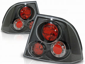 Schwarze Rückleuchten Set für Opel Vectra B 1995-1998 mit roten Leuchten