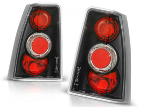 leuchten Set schwarz 1984-1991 Tuning Zubehör CR-Tuning für Opel Kadett E Rück