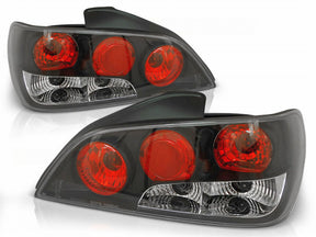 Schwarzes Rückleuchten Set für Peugeot 406 1995-1999, Tuning LED Rücklichter
