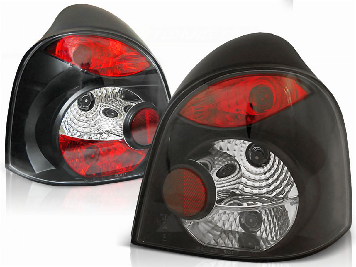 Rückleuchten Set für Renault Twingo 03.1993-2007 in schwarz
