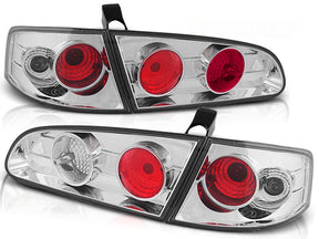 Chrom Rückleuchten Set Seat Ibiza 6L 04.02-2008, LED Tuning Zubehör