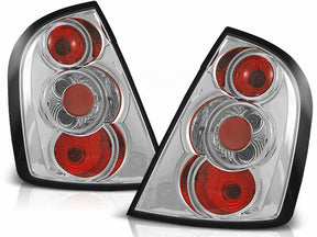 Chrom Rückleuchten Set für Skoda Fabia I 1999-2006, Tuning LED Rücklichter