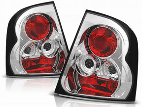 Chrom Rückleuchten Set für Skoda Octavia 97-00 Liftback, LED Tuning Zubehör
