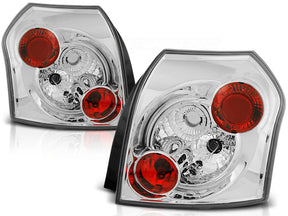 Chrom Rückleuchten Set für Toyota Corolla 12.01-07, LED-Rückleuchten, Fahrzeugzubehör