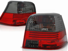 leuchten rot red smoke für 09.1997-2003, Tuning LED Rückleuchten Set für VW Golf 4 Rück