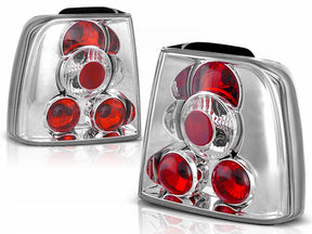 Chrom Rückleuchten Set für VW Passat B5 Limo 1996-2000, LED Tuning Zubehör
