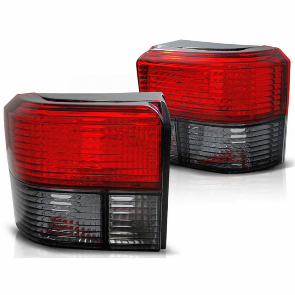 Design Rückleuchten Set Für VW T4 1990-03.2003 rot rauch red smoke