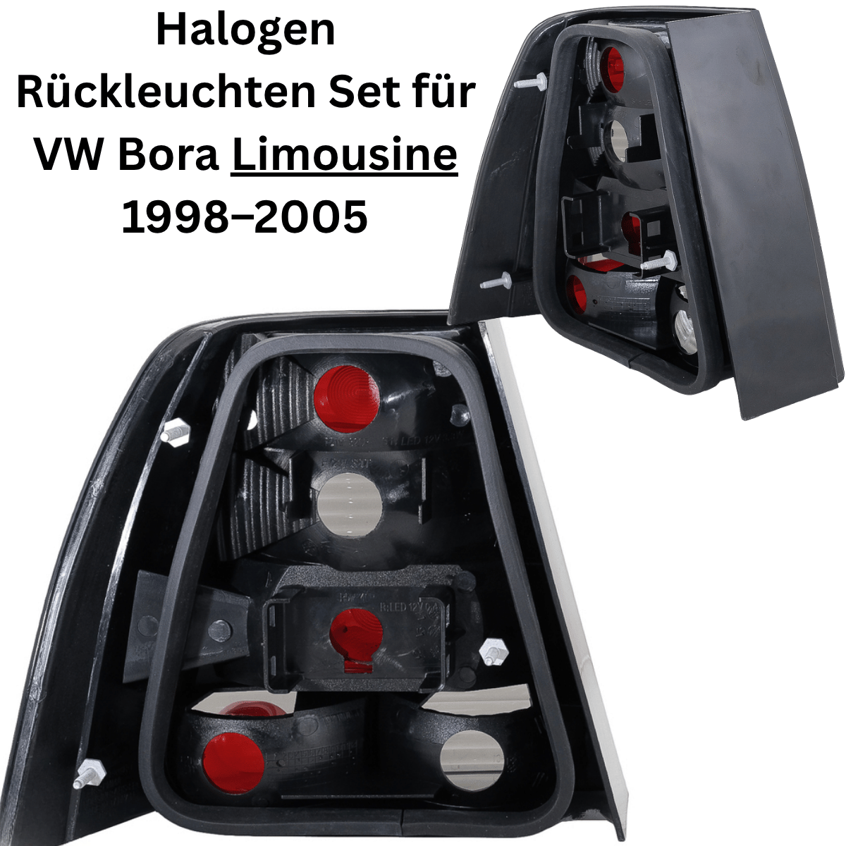 Halogen Rückleuchten Set in Smoke für VW Bora Limousine 1998–2005