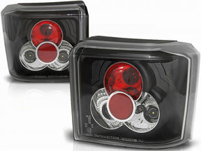 Schwarze Rückleuchten Set für VW T4 1990-2003, Tuning LED Rücklichter
