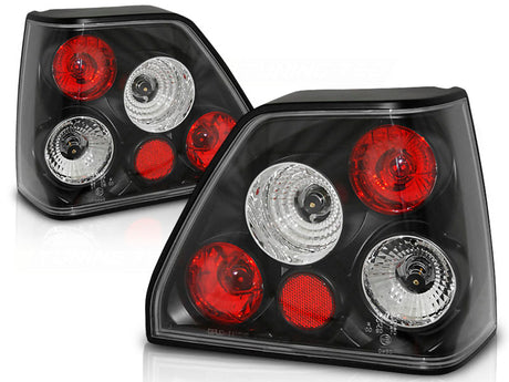 Schwarze Rückleuchten für VW Golf 4, LED-Technik, Tuning-Zubehör von CR-Tuning