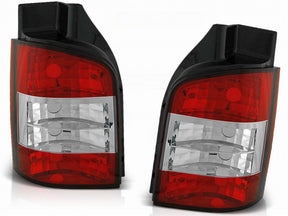 Rückleuchten Set rot für VW T5 04-2009, LED Rücklichter Tuning Zubehör