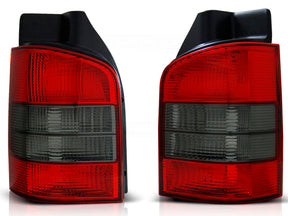 leuchten Set 2003-2009 rot getönt für CR-Tuning für VW T5 Rück