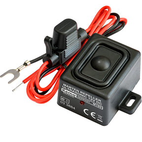 Ultraschall Marderschreck 12V Kemo M180 wasserdicht für Auto, Marderabwehr mit Kabel und Sicherung