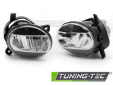 LED Nebelscheinwerfer Set für Audi - Schwarz / Chrom