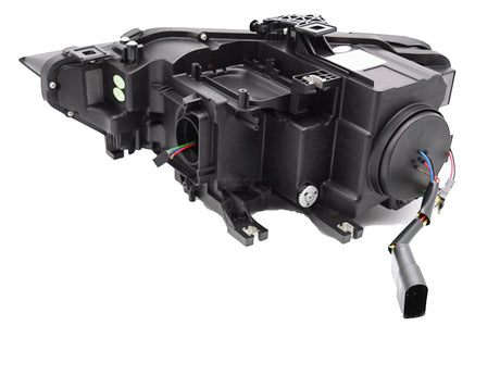 Schwarzer Scheinwerfer für BMW E90 E91 mit Kabelbaum, LED-Technik, Tuning-Zubehör