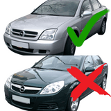 Tagfahrlicht Scheinwerfer in schwarz für Opel Vectra C 04.2002-08.2005