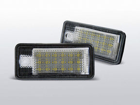 leuchten für Audi Q7 für Audi Q7 LED Kennzeichenbeleuchtung mit E-Prüfzeichen, 2 Stück, Kennzeichen