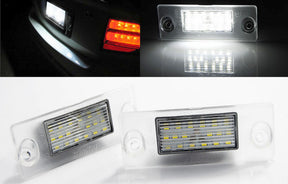 leuchte für Limousine und Avant für Audi A4 B5 LED Kennzeichenbeleuchtung mit E-Prüfzeichen, Kennzeichen