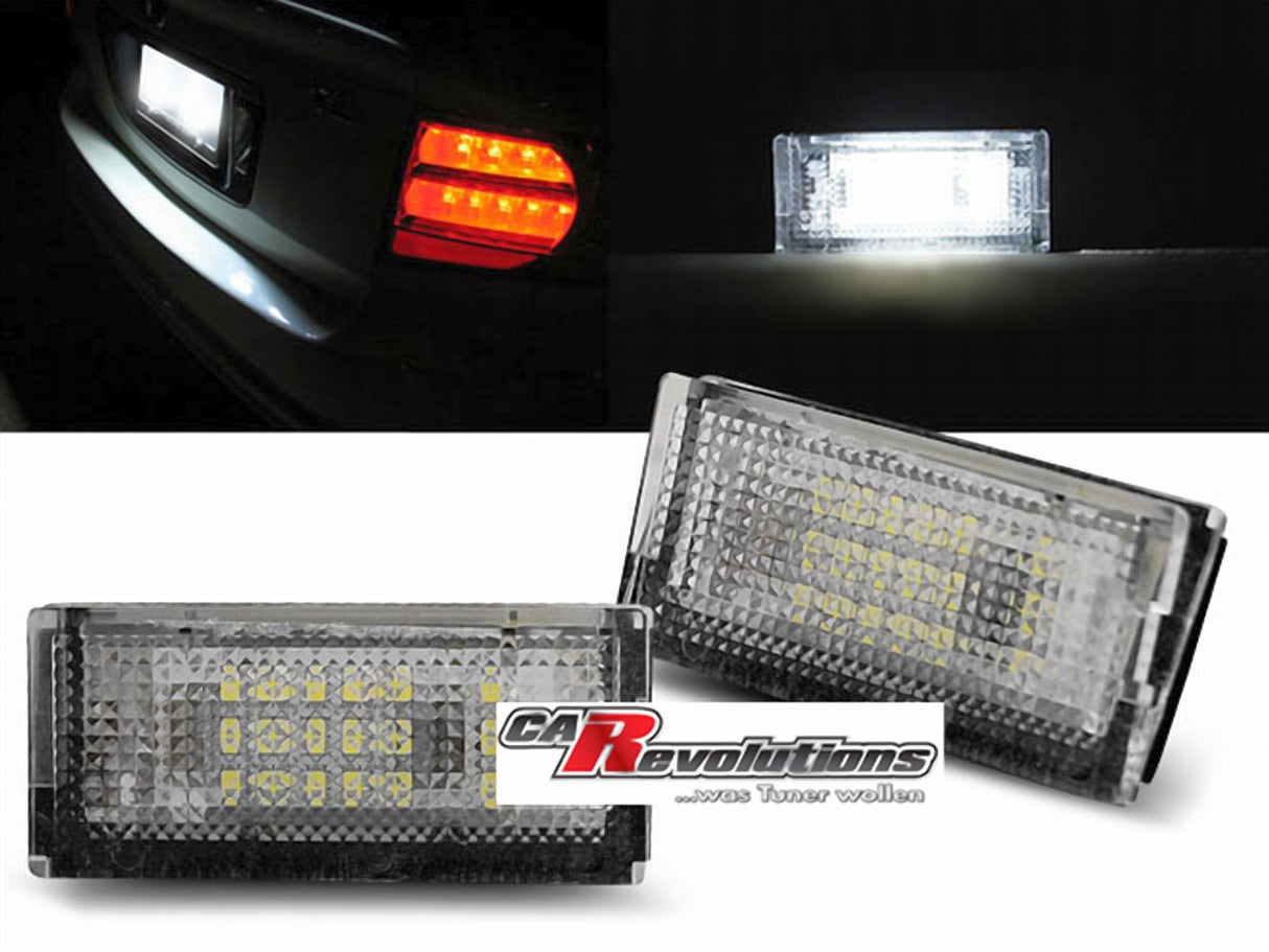 Für BMW E46 Limo Touring 1998 - 2005 LED Kennzeichenbeleuchtung mit E-Prüfzeichen