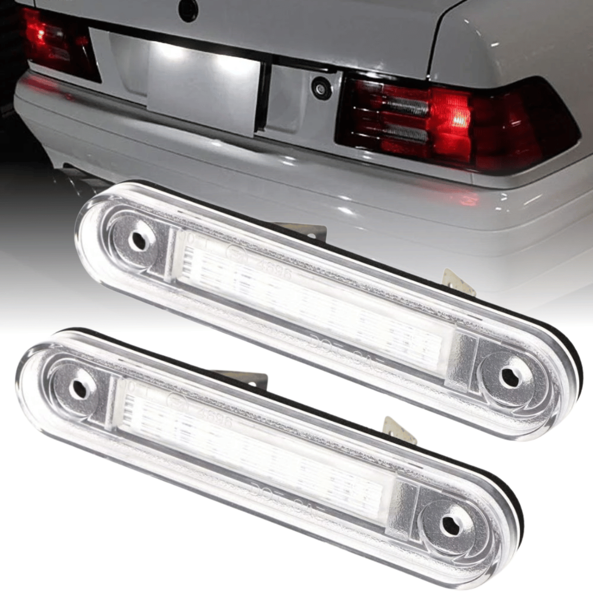 LED Kennzeichenbeleuchtung Set für Mercedes W124 W201 W202 1985-2001