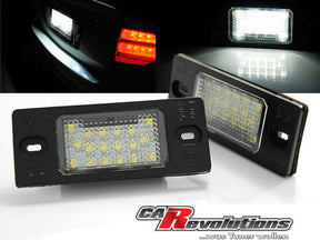 LED Kennzeichenbeleuchtung für Golf, Touareg, Tiguan, Cayenne, Passat 3BG. Helle Kennzeichenleuchten