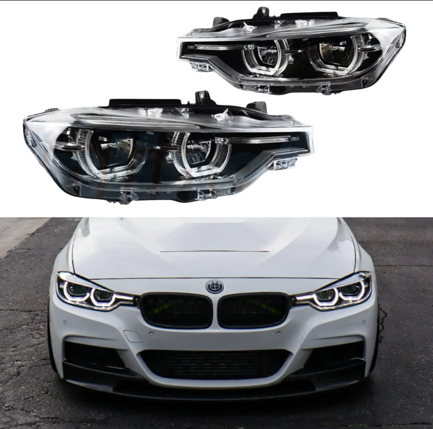 Full Led FACELIFT Scheinwerfer für BMW F30 F31 5er 06.2015 -2018 schwarz