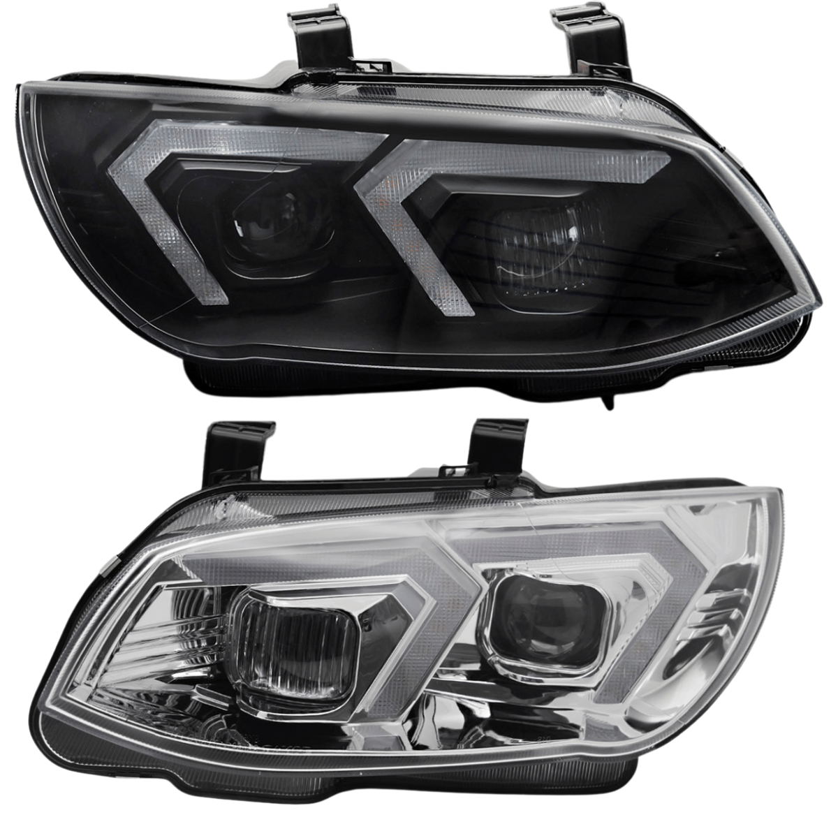 Voll LED Scheinwerfer Set für BMW 3er E92 Coupé & E93 Cabrio 2010–2013 mit LED Tagfahrlicht