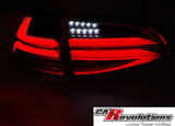 LED LightBar Rückleuchten Set für VW Golf 7 2013-2017 VI in rot